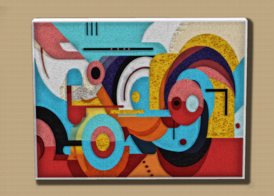 ALFOMBRA ABSTRACTA CIRCULOS