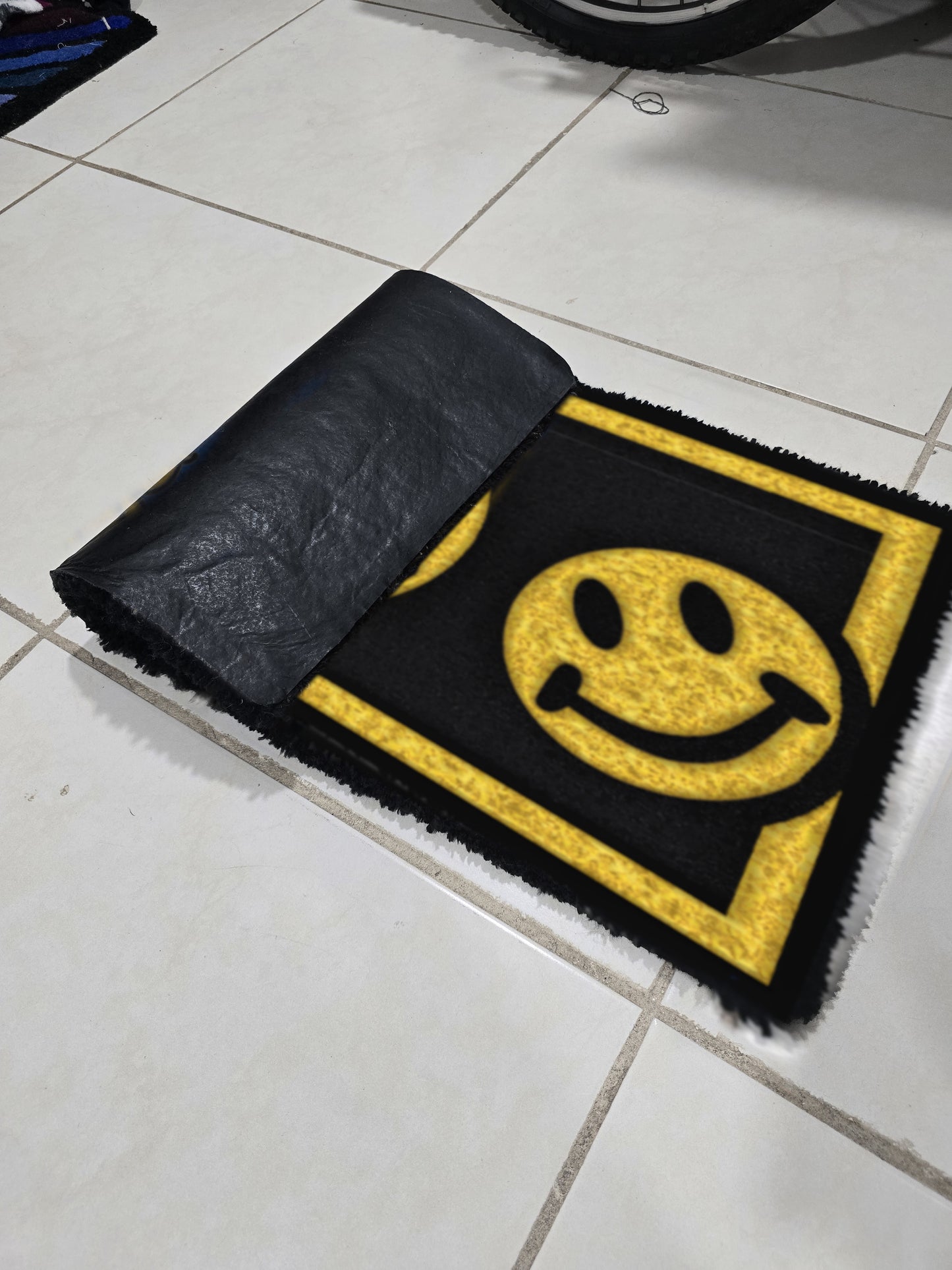 Personalized carpet smile