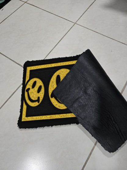 Personalized carpet smile