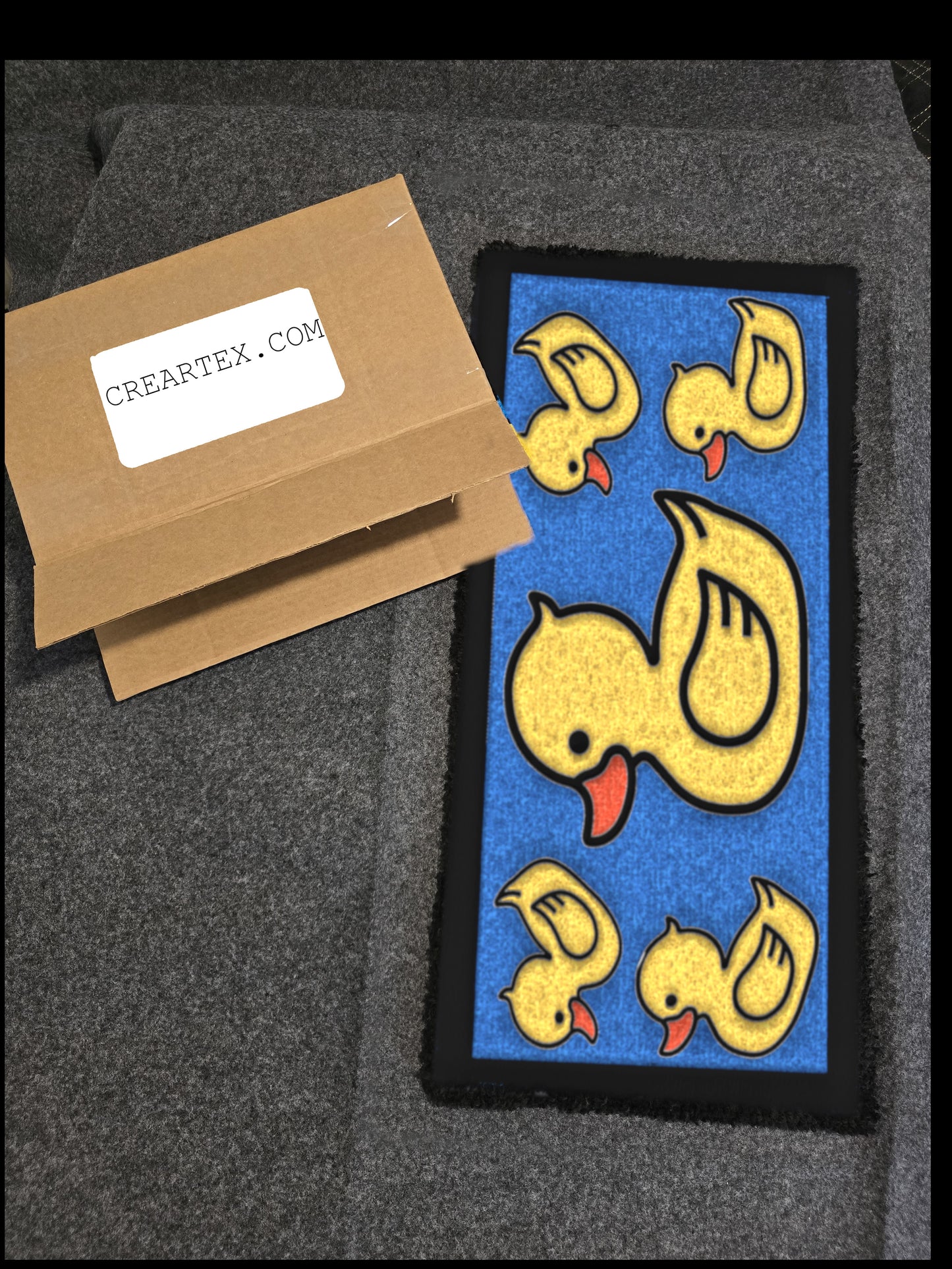 Personalized carpet duck